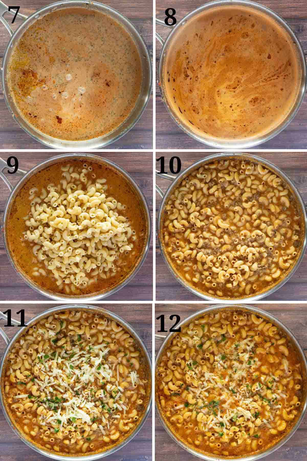 Collage showing how to finish the recipe.