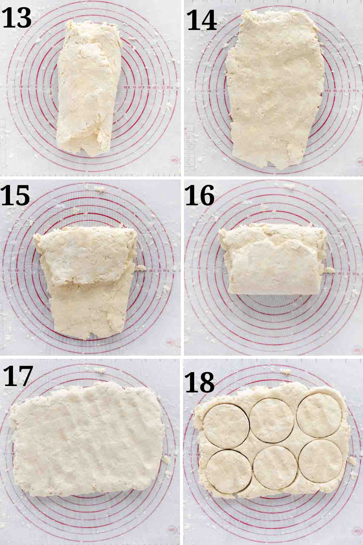 Collage showing the next steps in the recipe.