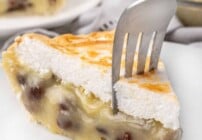 Pinterest image for sour cream raisin pie
