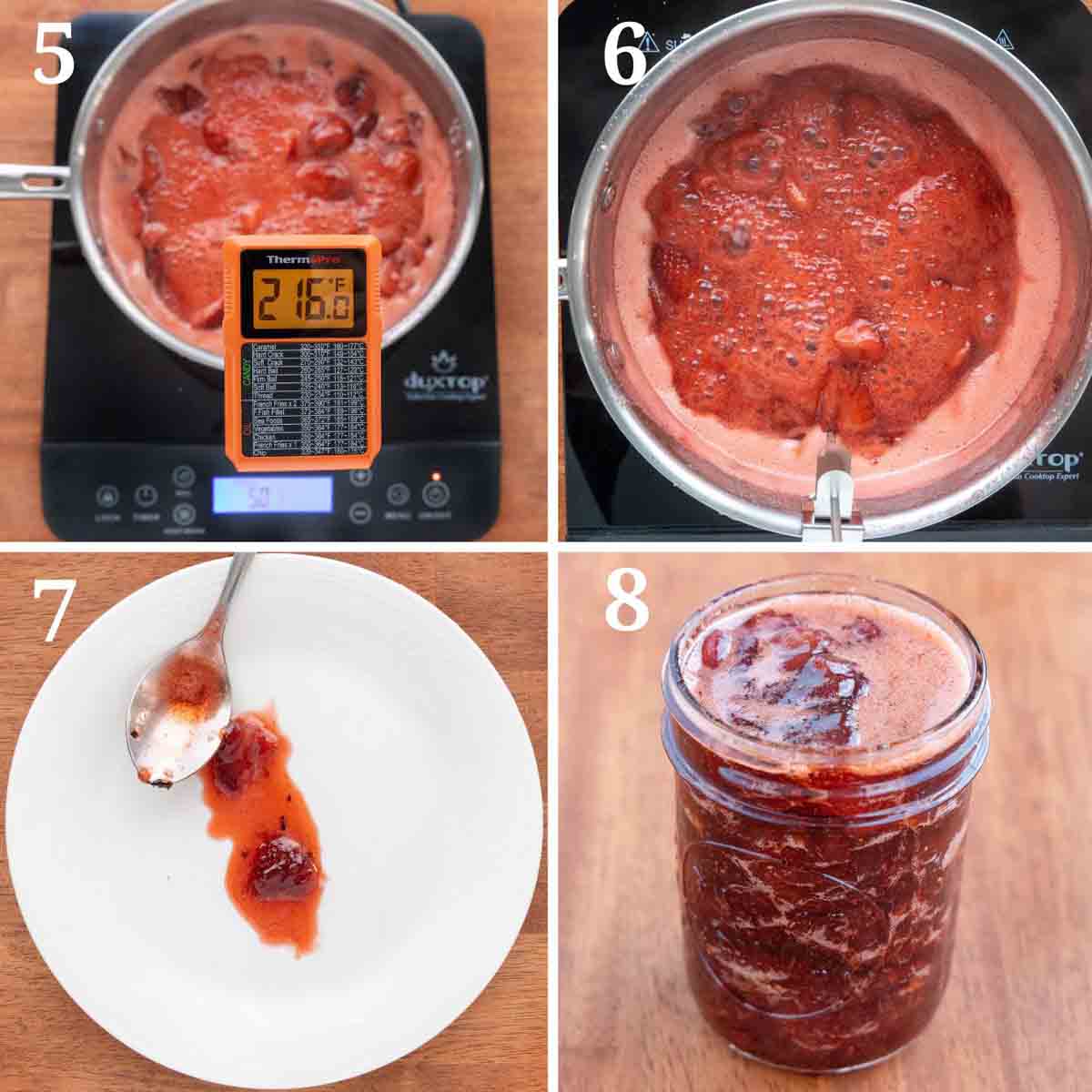 Collage showing how to finish the recipe.