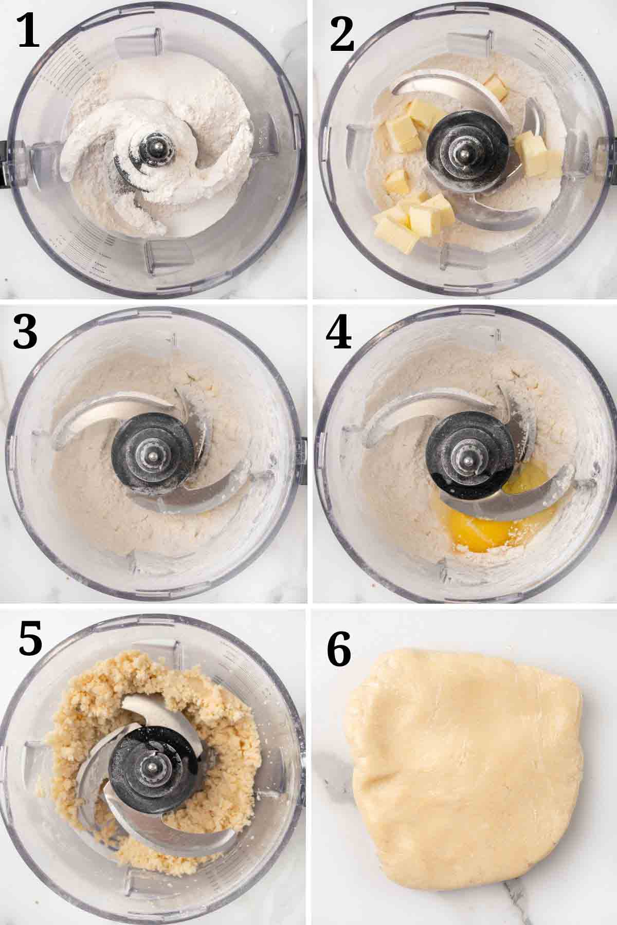 Collage showing hw to begin the recipe.
