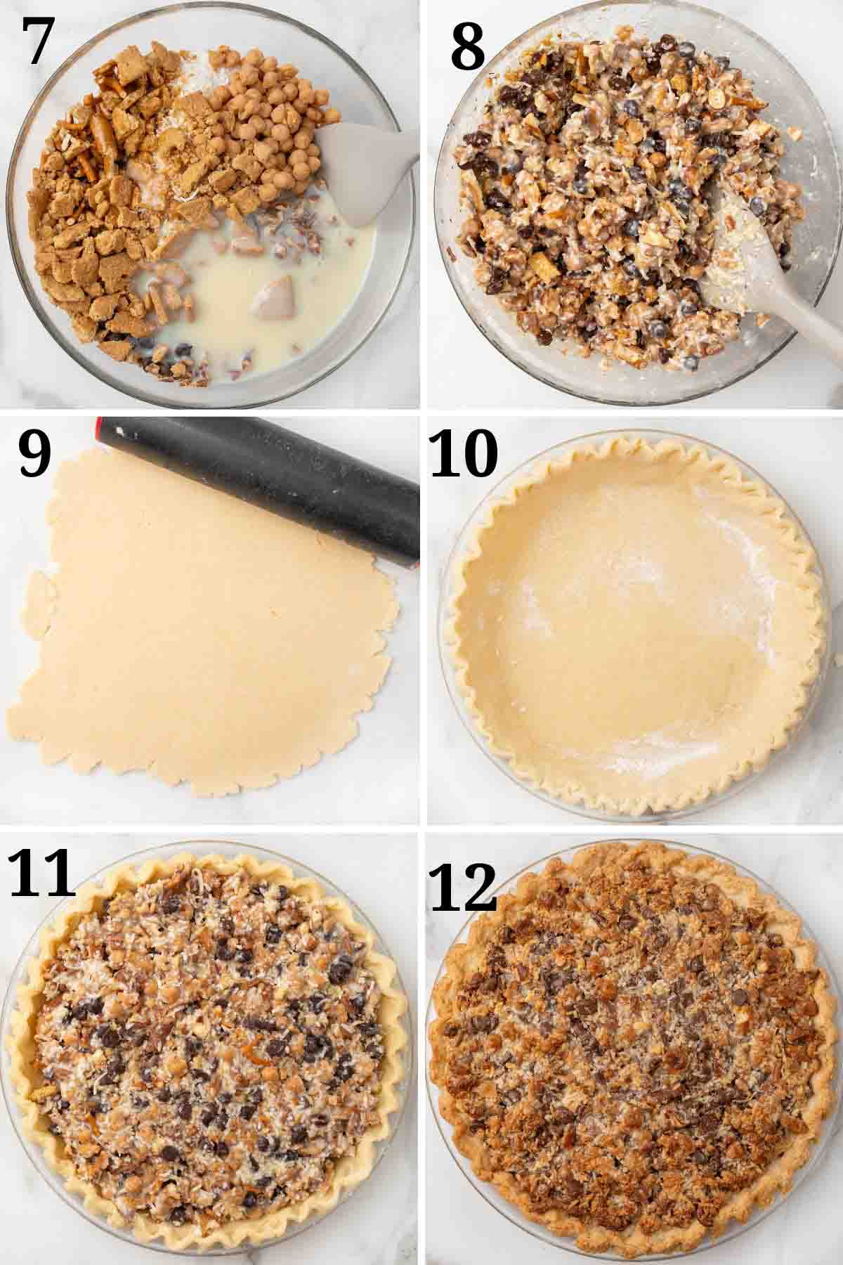 Collage showing how to finish the recipe.