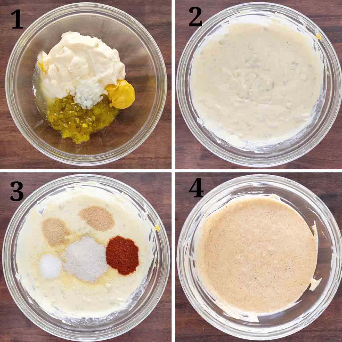 Collage showing how to make the recipe.