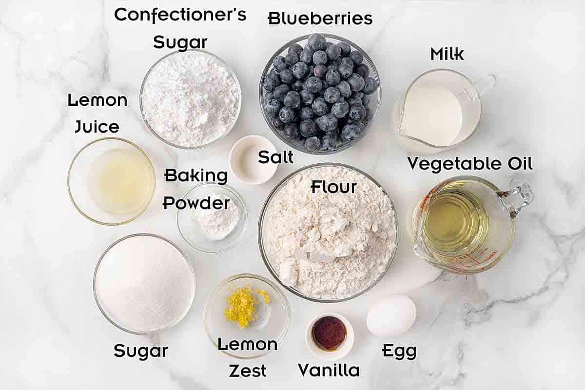 Ingredients to make the recipe.