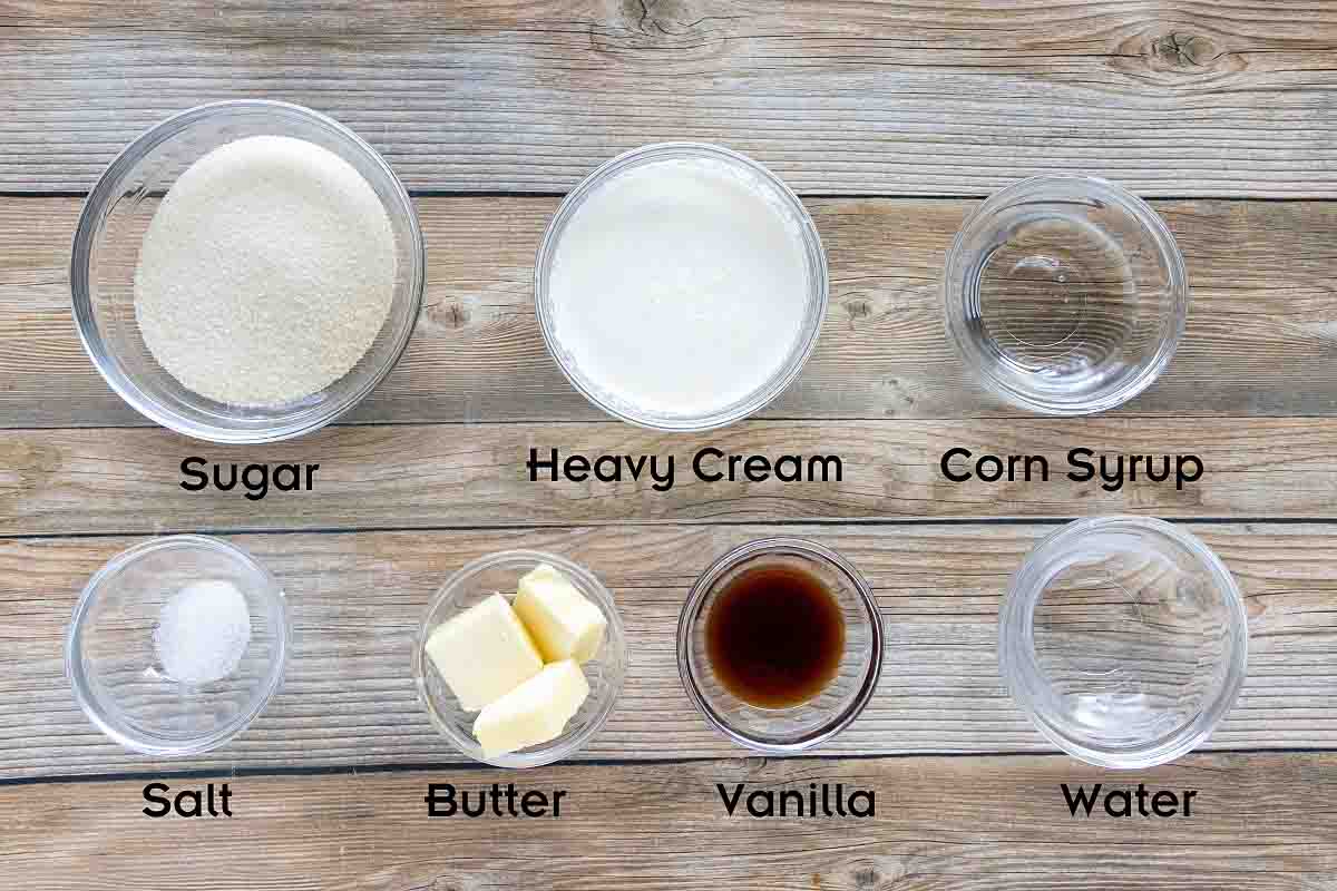 Ingredients to make the recipe.