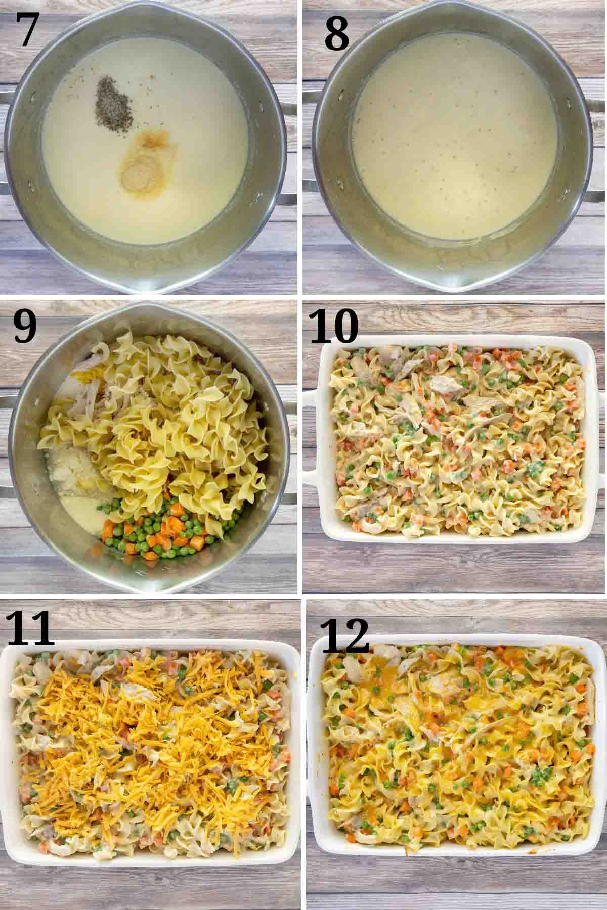 Collage showing how to finish the recipe.