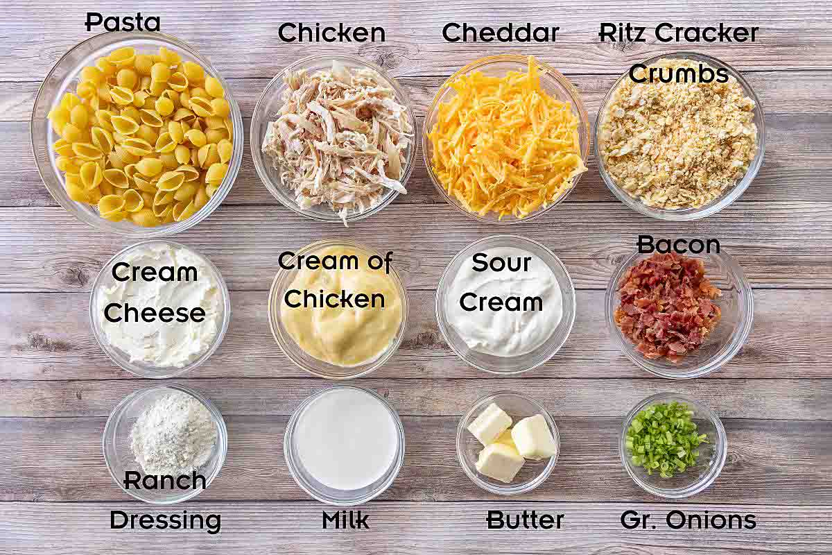 Ingredients to make the recipe.