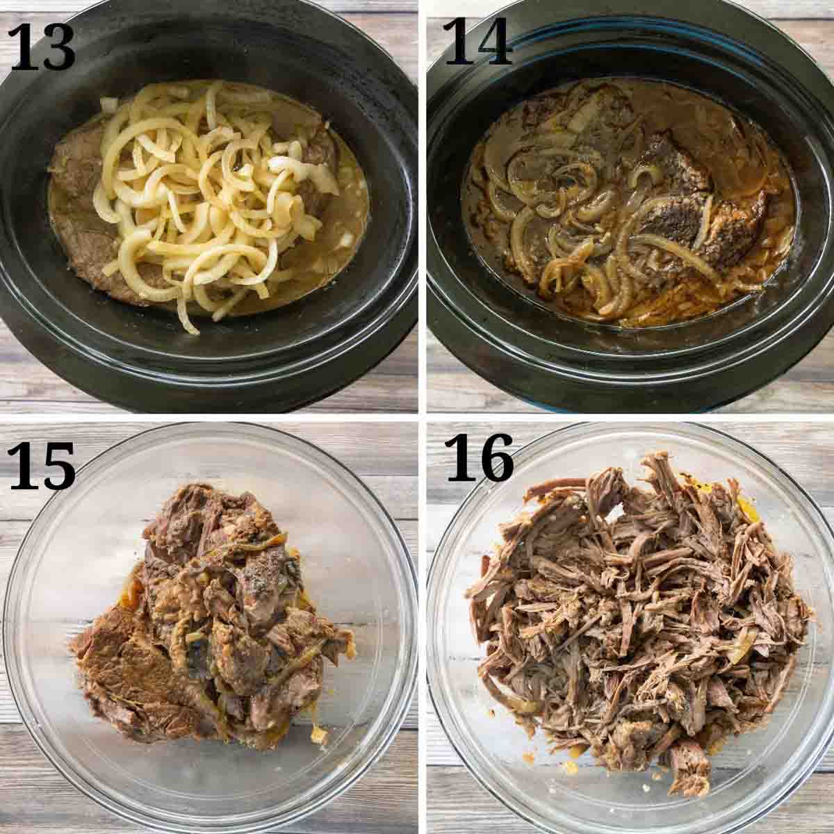 Collage showing how to finish the recipe.