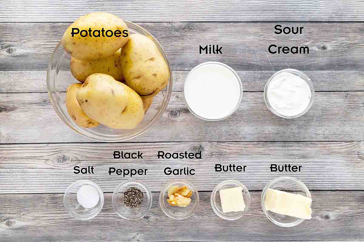 Ingredients for the recipe.