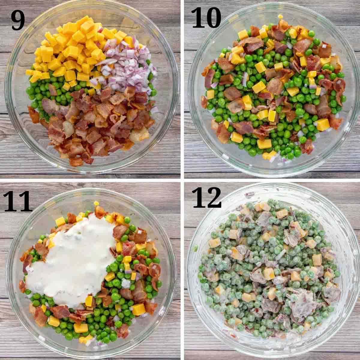 Collage showing how to finish the recipe.