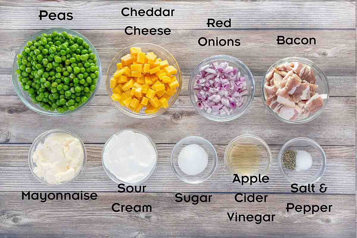 Ingredients to make the recipe.