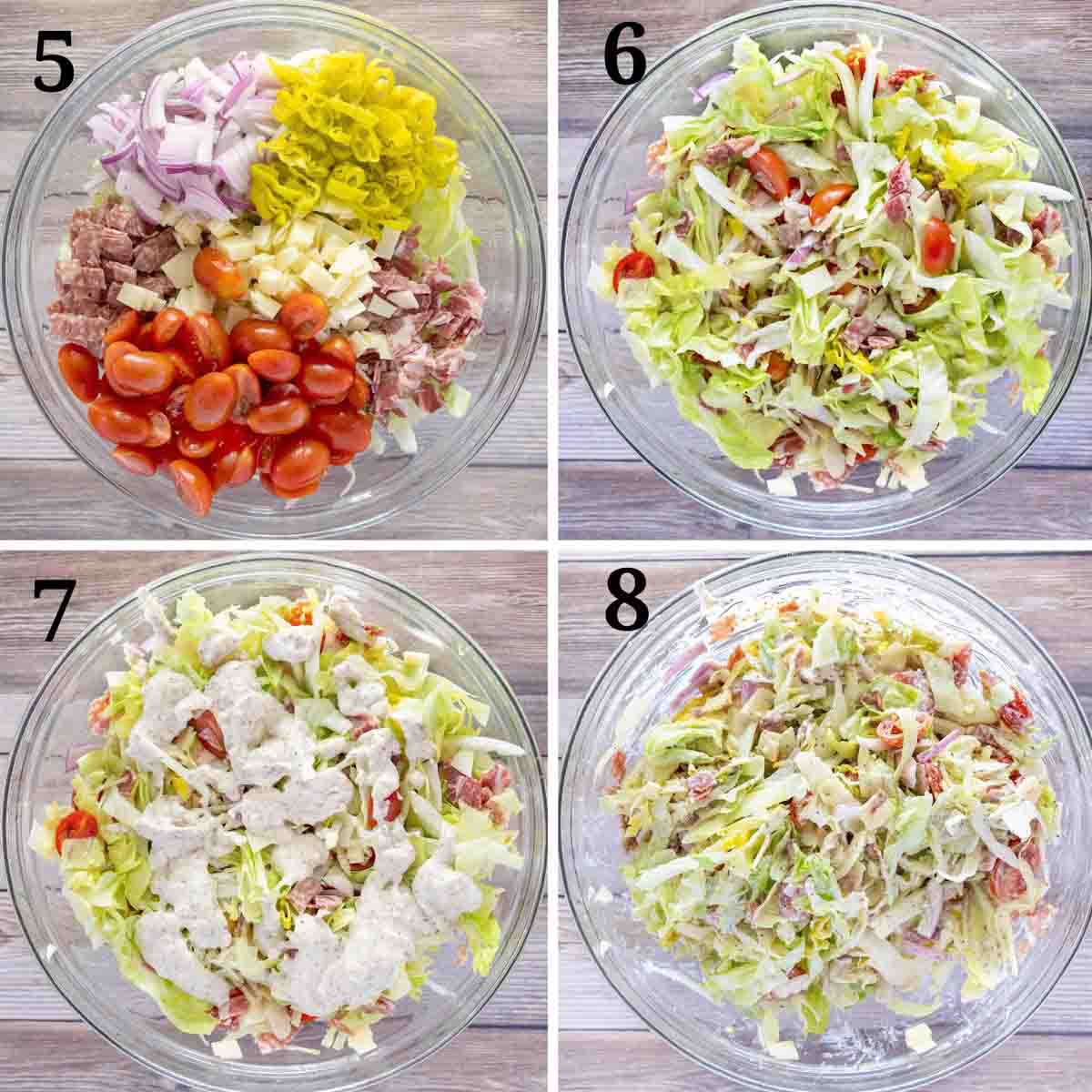 Collage showing how to finish the recipe.