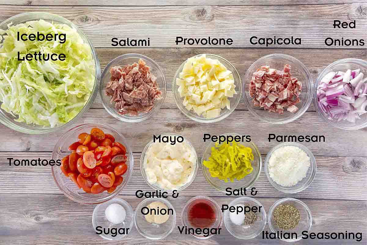 Ingredients to make the recipe.