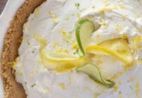 Pinterest image for lemon icebox pie.