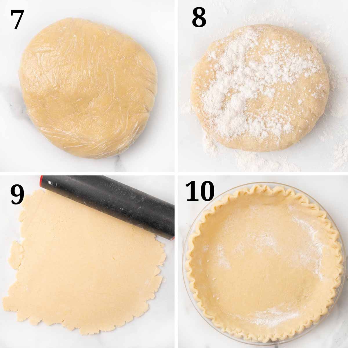 Collage showing how to finish the recipe.