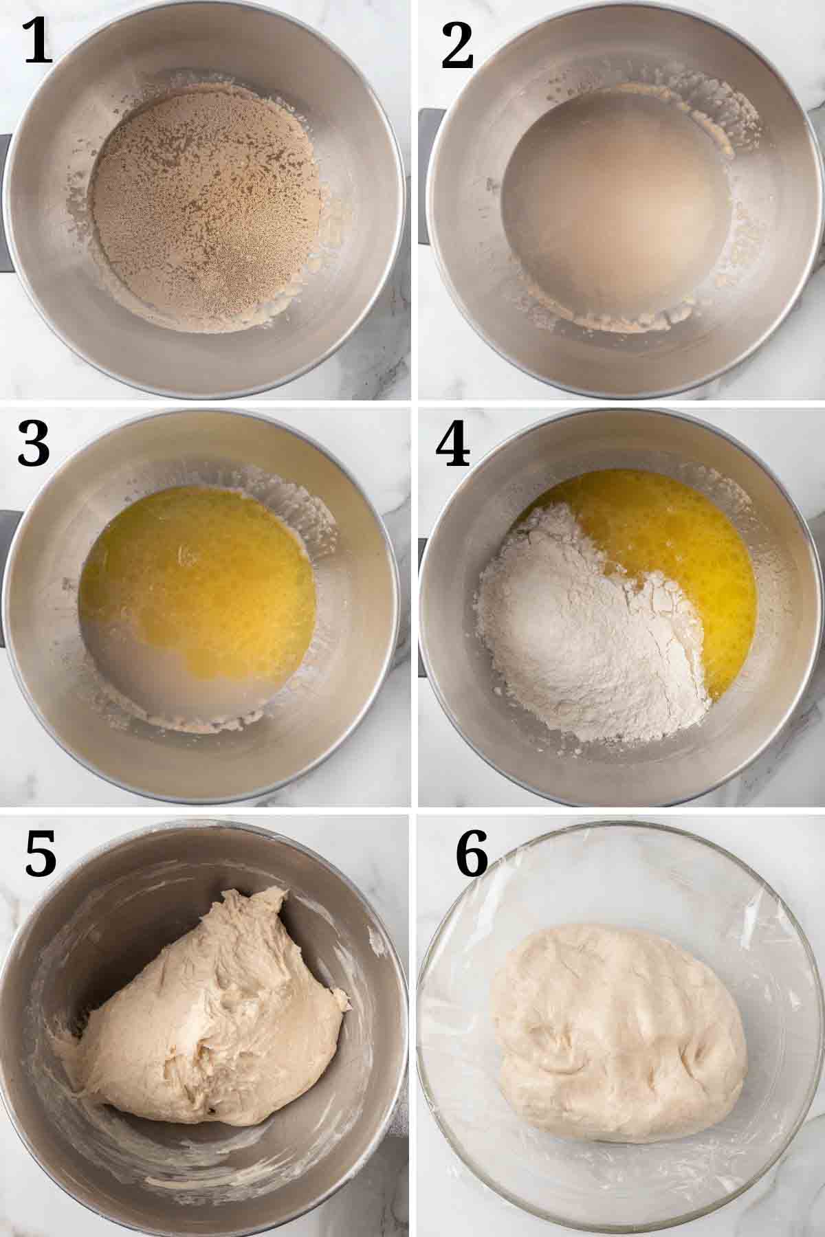 Collage showing how to start th erecipe.