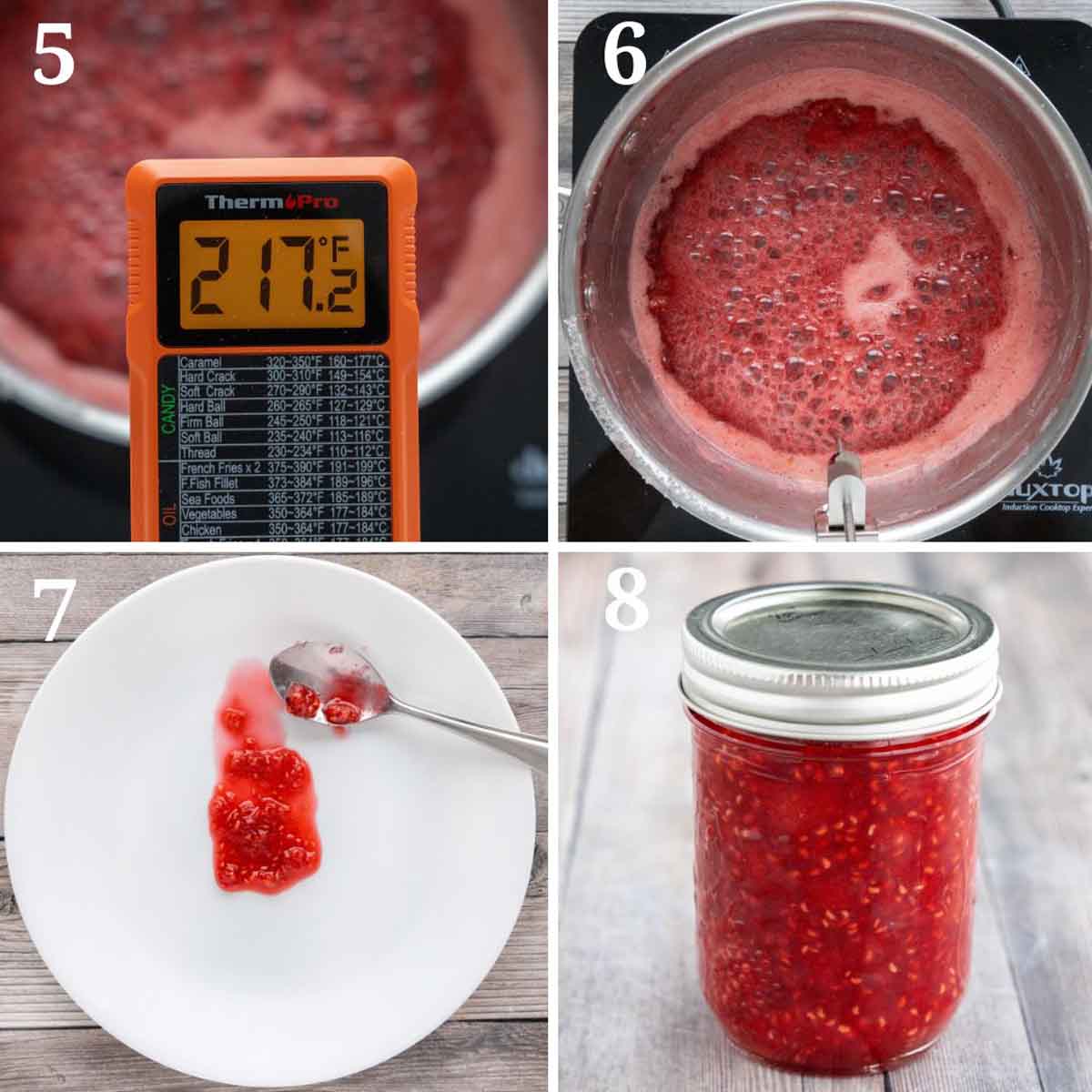 Collage showing how to finish the recipe.