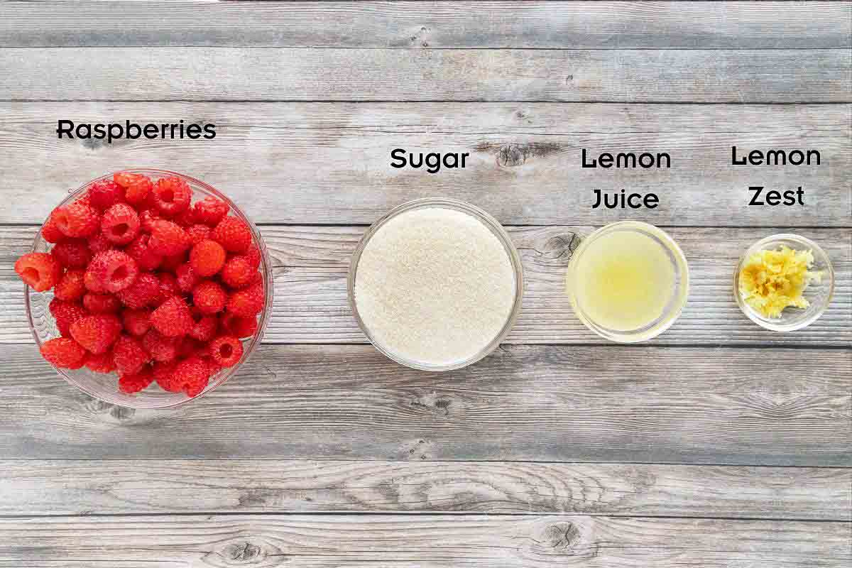 Ingredients to make the recipe.