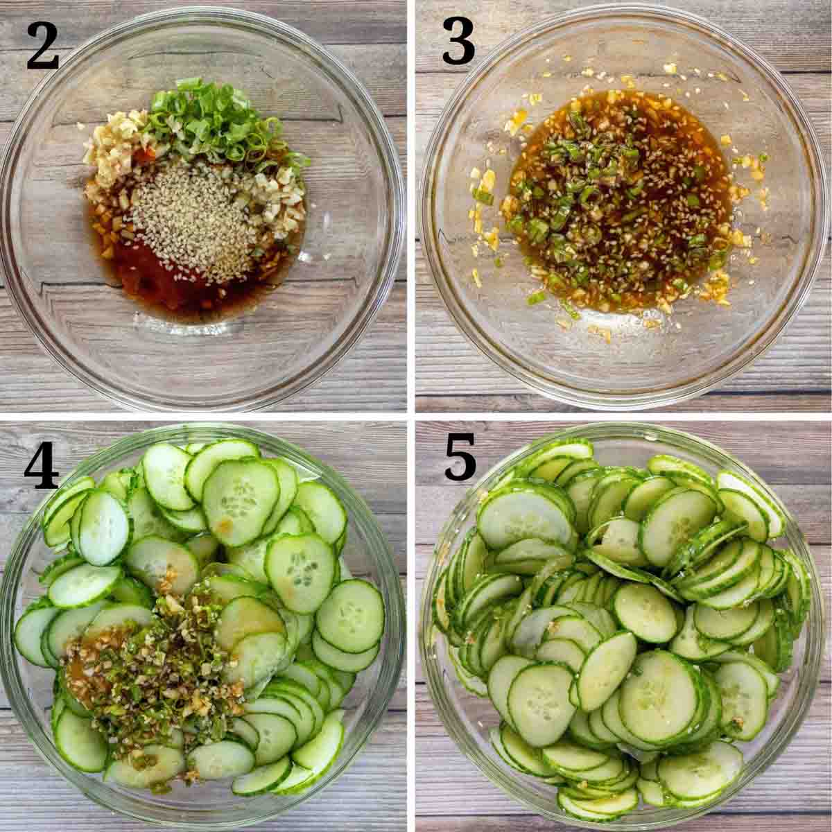 Collage showing how to make the recipe.