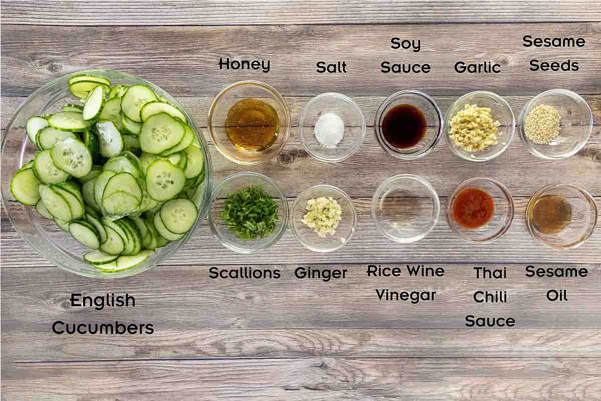 Ingredients to make the recipe.