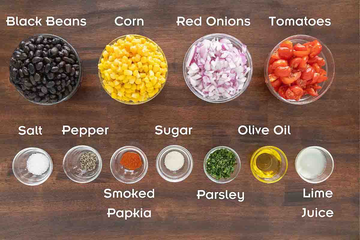 Ingredients to make the recipe.