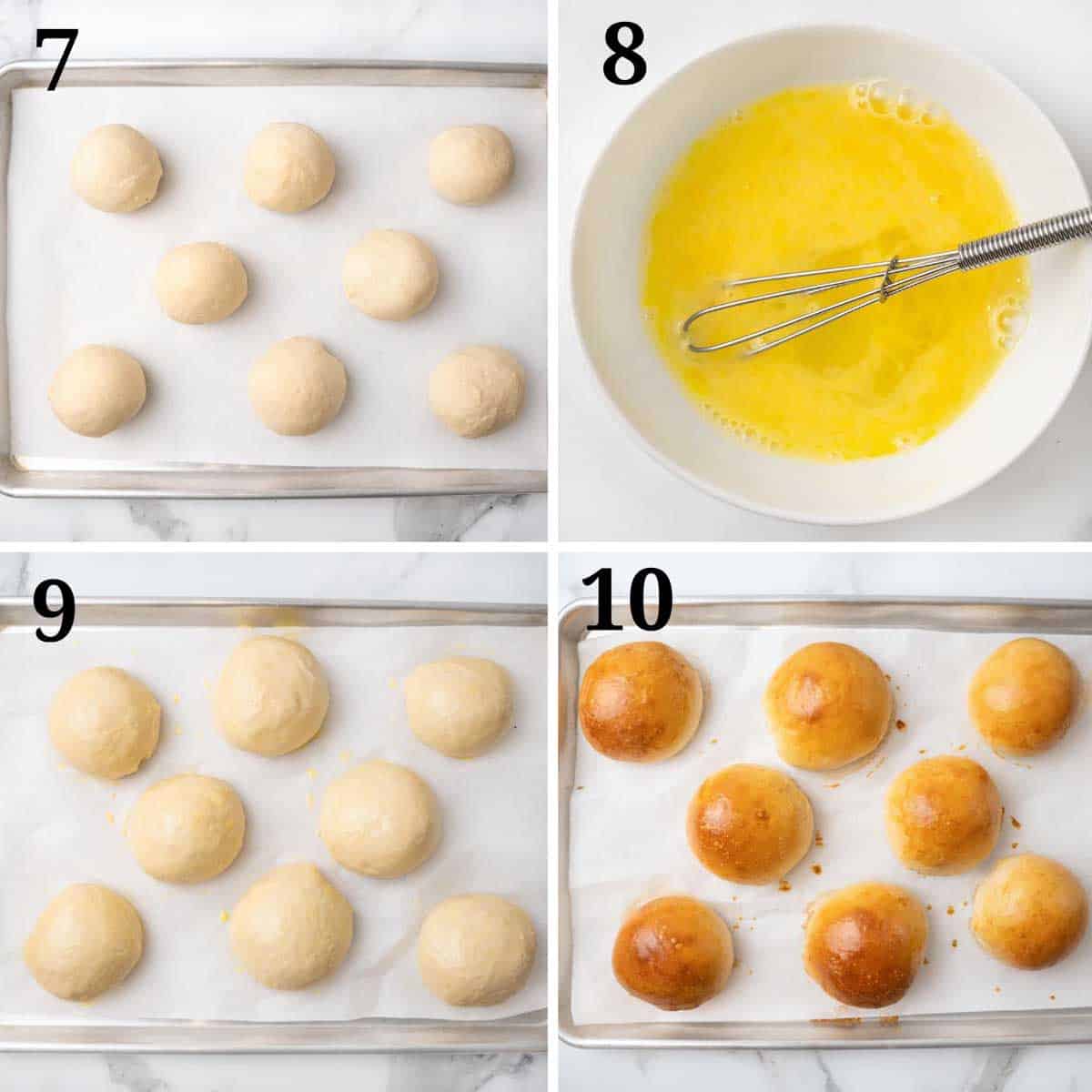 Collage showing how to finish the recipe.