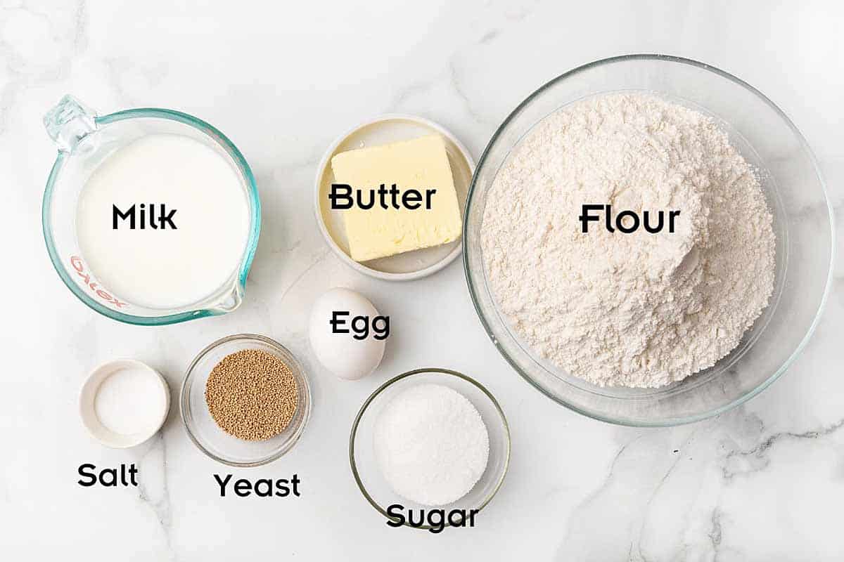 Ingredients to make the recipe.