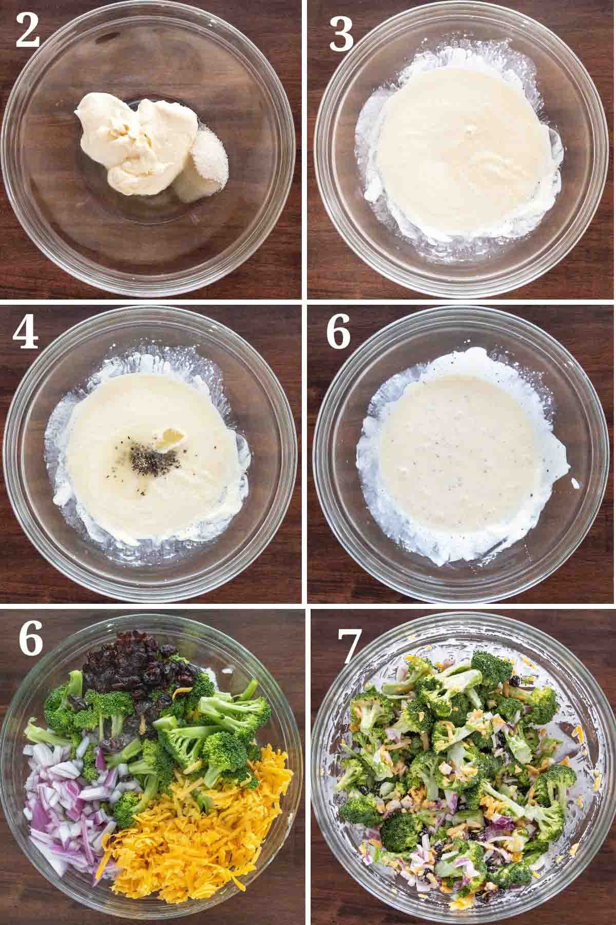 Collage showing how to make the recipe.