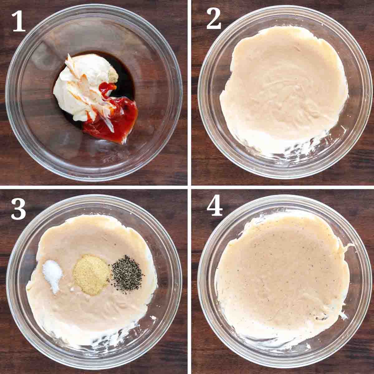 Collage showing how to make the recipe.