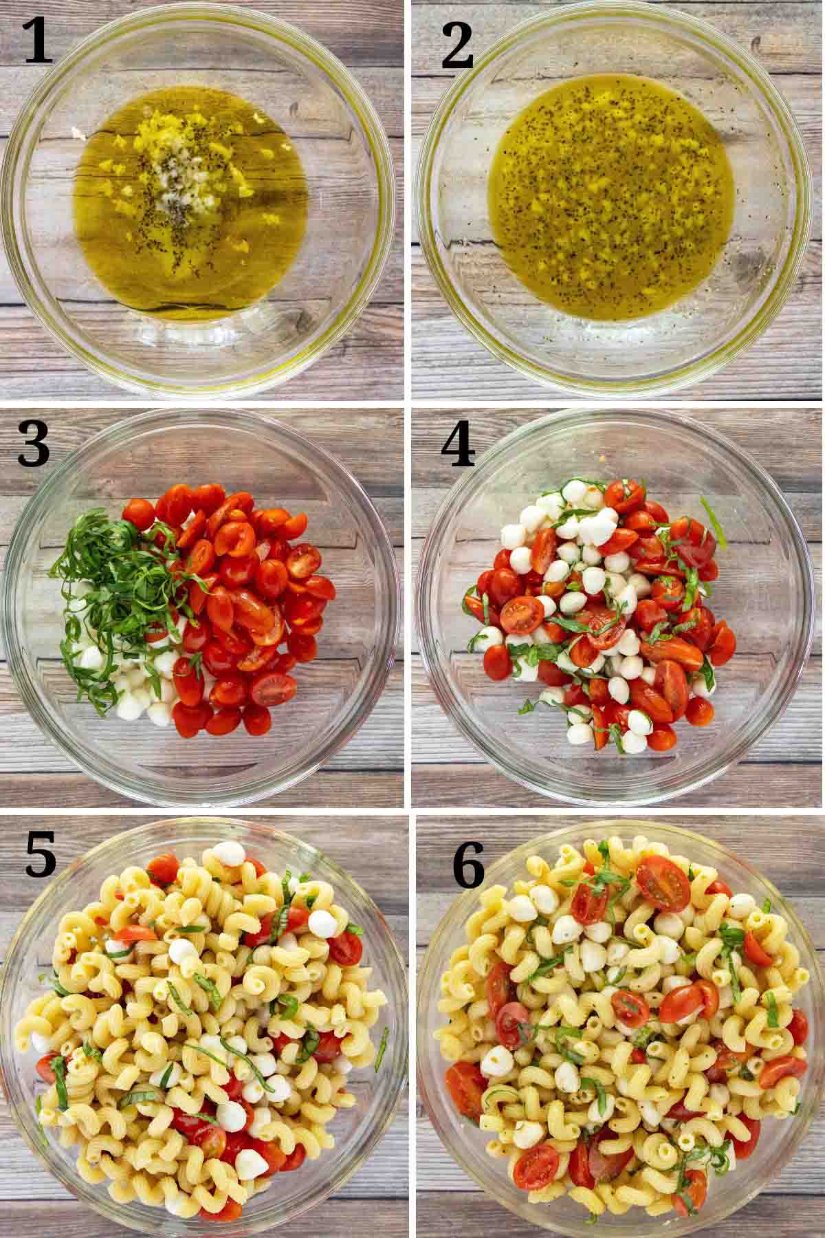Collage showing how to make the recipe.