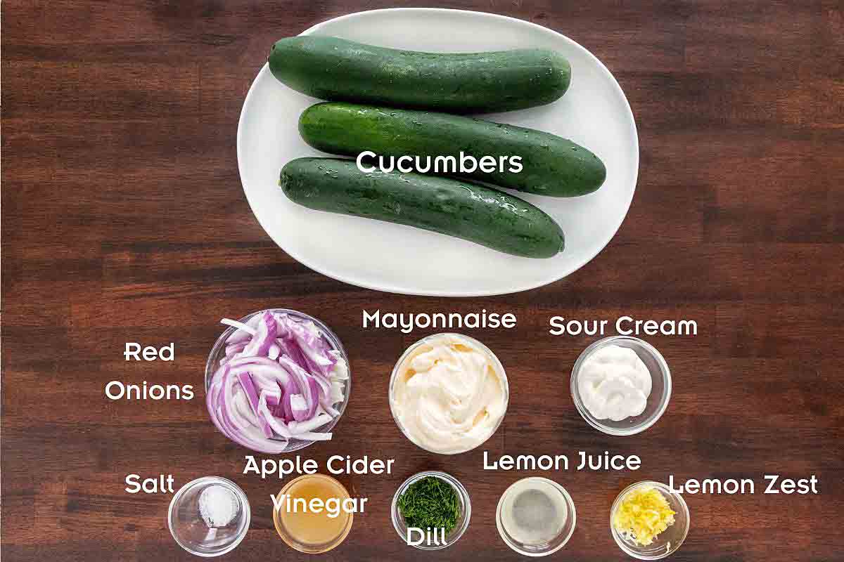 Ingredients to make the recipe.