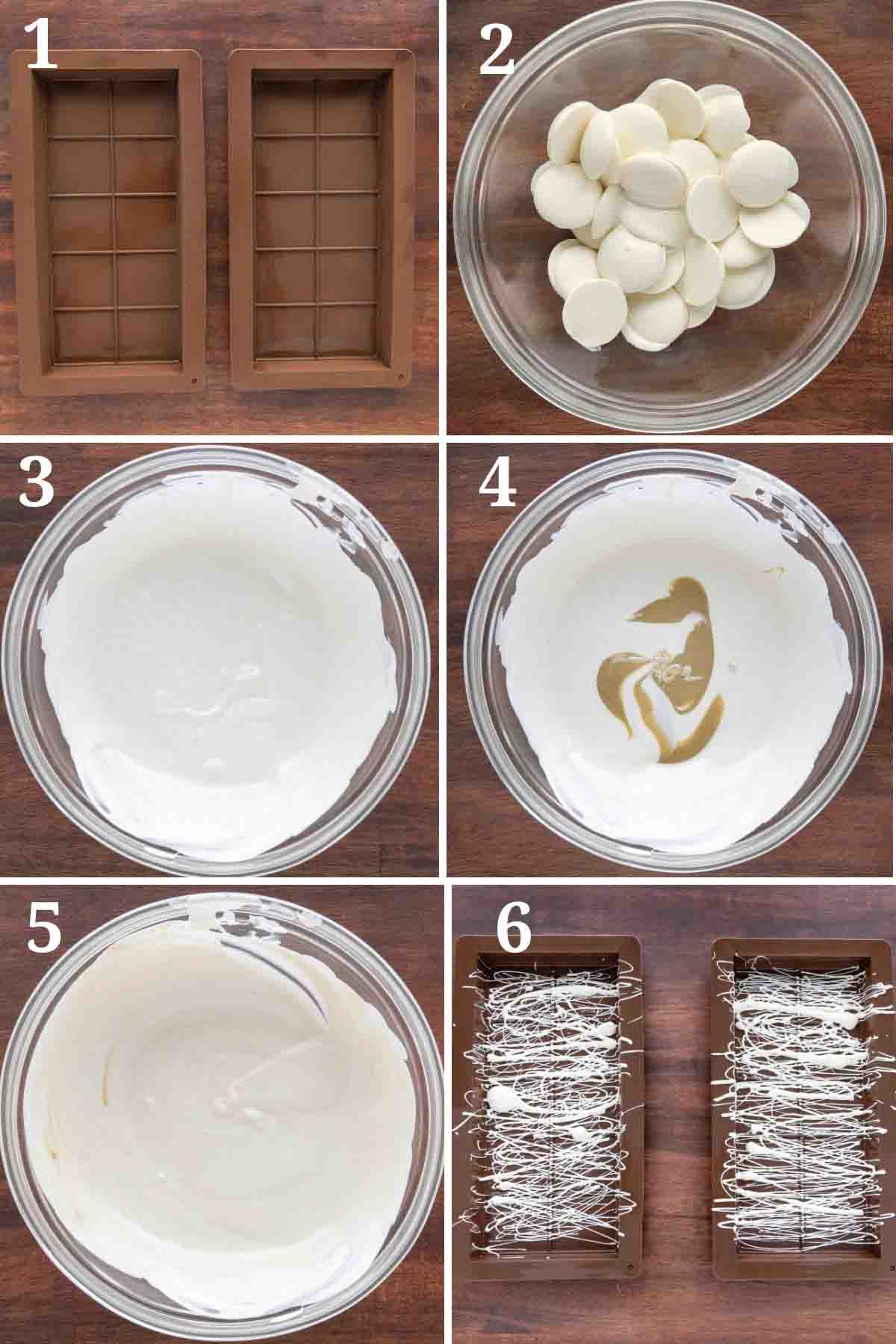 Collage showing how to begin the recipe.