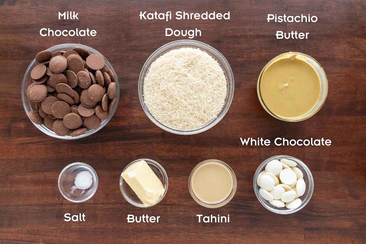 Ingredients to make the recipe.