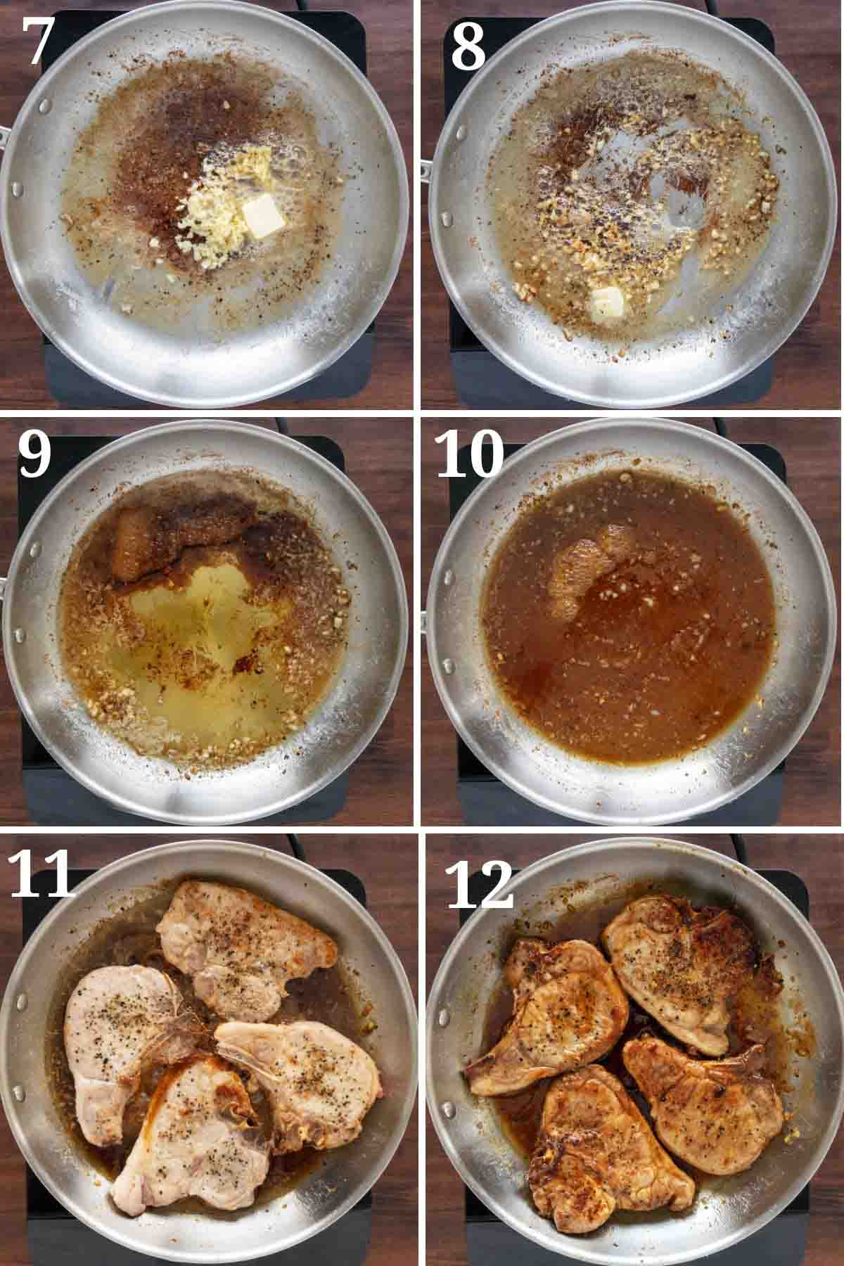 Collage showing how to finish the recipe.