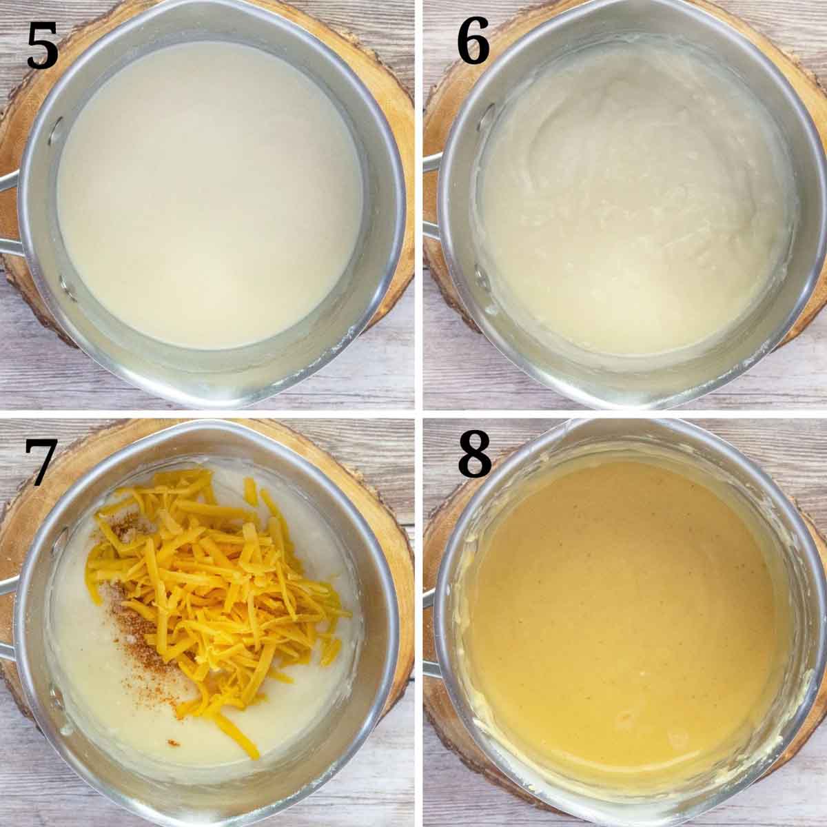 Collage showing how to finish the recipe.