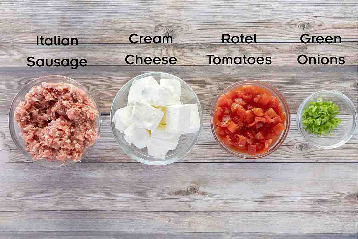 Ingredients to make the recipe.