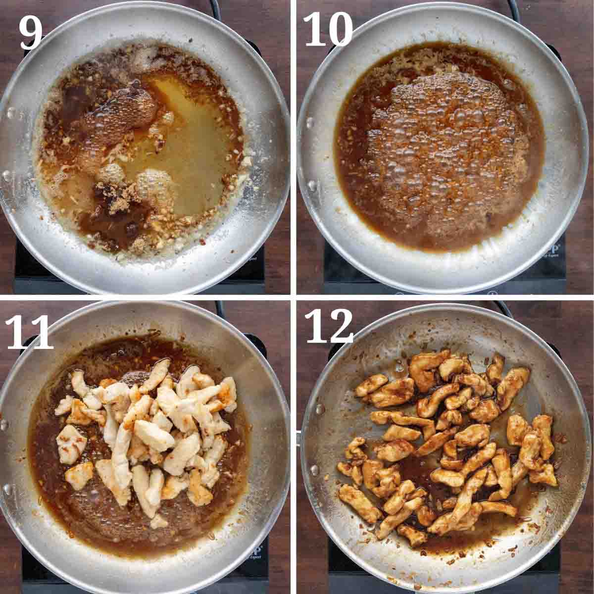 Collage showing how to finish the recipe.