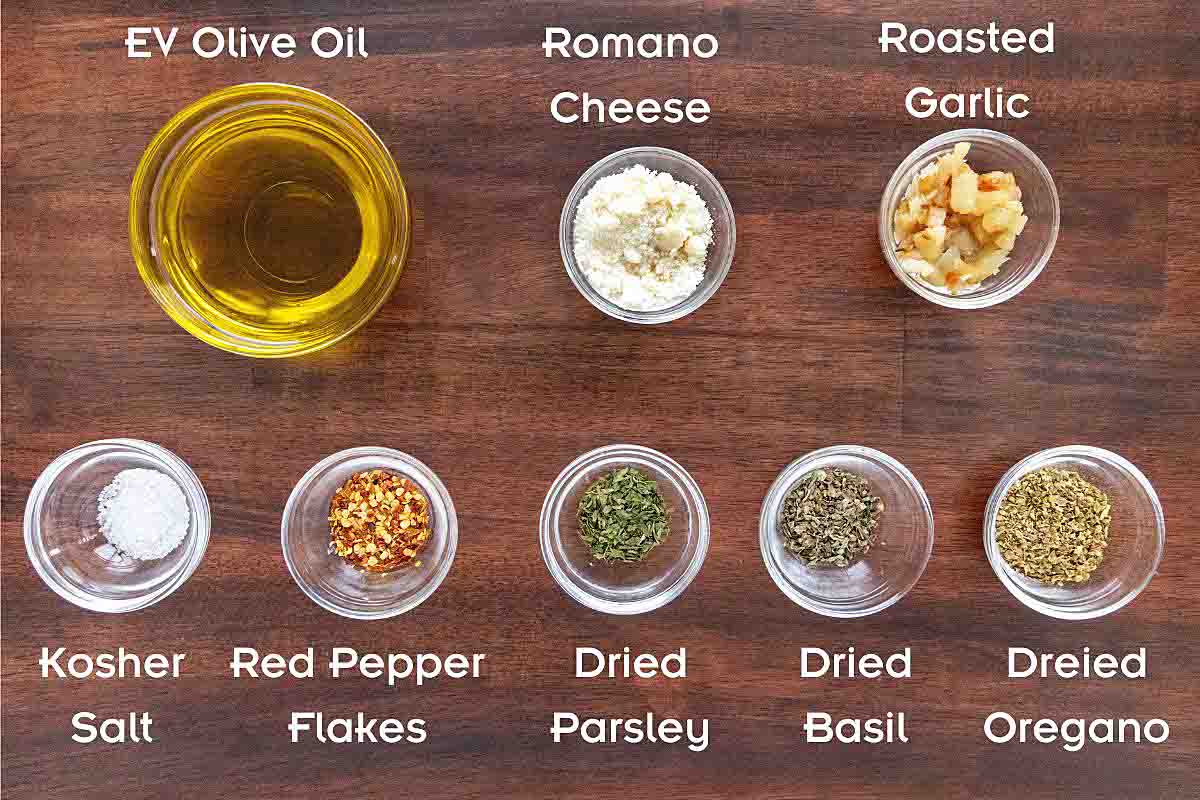 Ingredients to make the recipe.