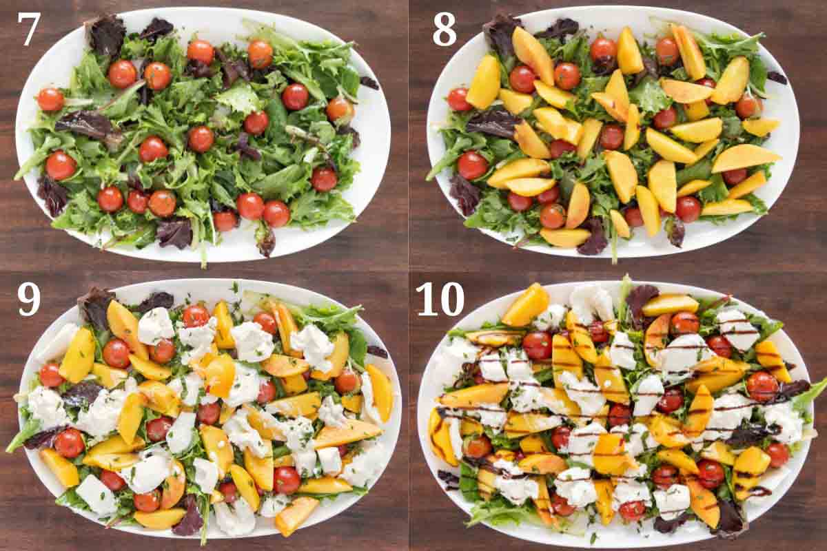 Collage showing how to finish the recipe.