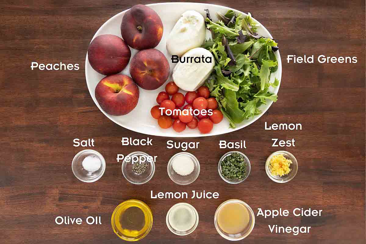 Ingredients to make the recipe.