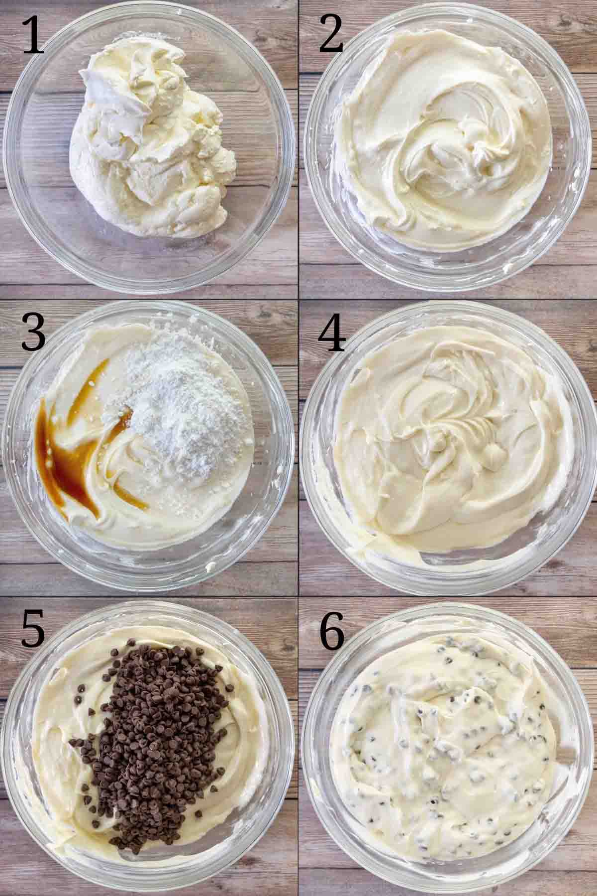 Collage showing how to make the recipe.