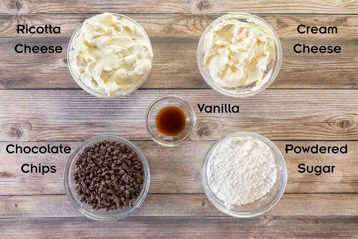 Ingredients to make the recipe.