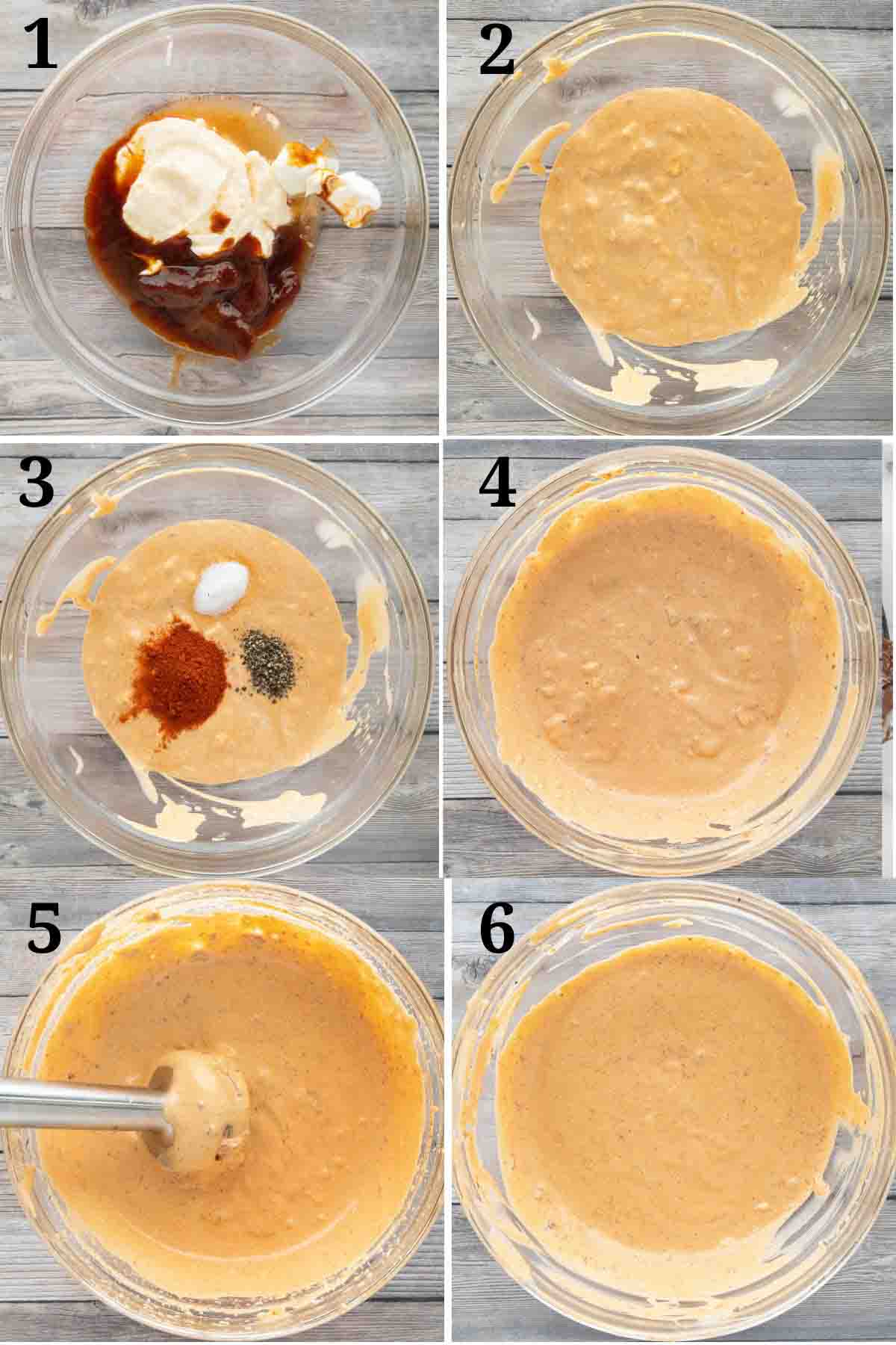 Collage showing how to make the recipe.