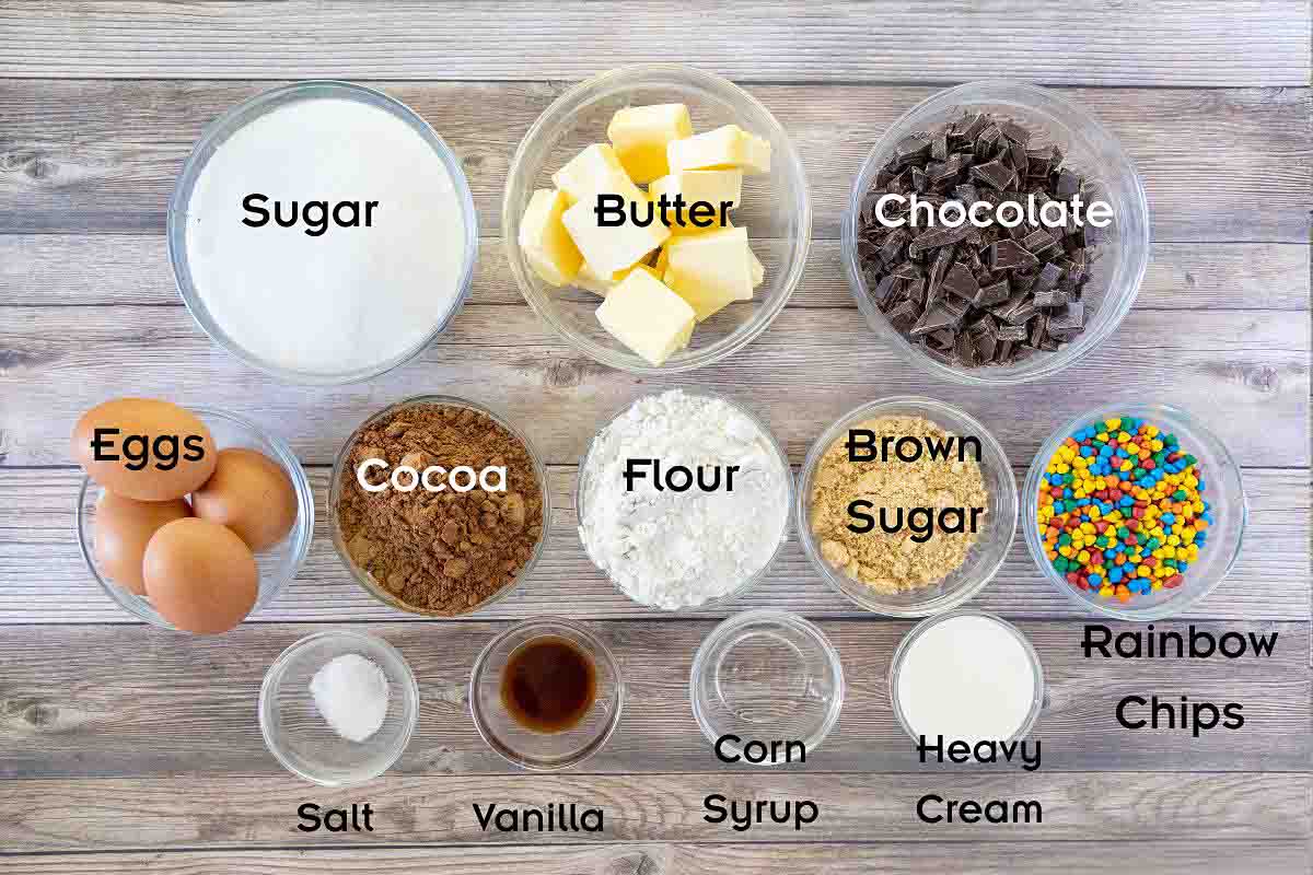 Ingredients to make the recipe.