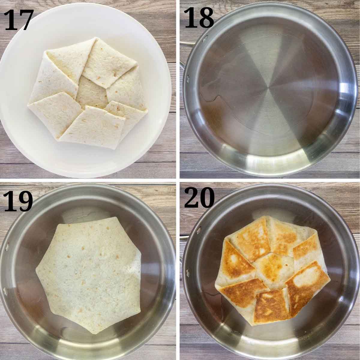 Collage showing how to finish the recipe.