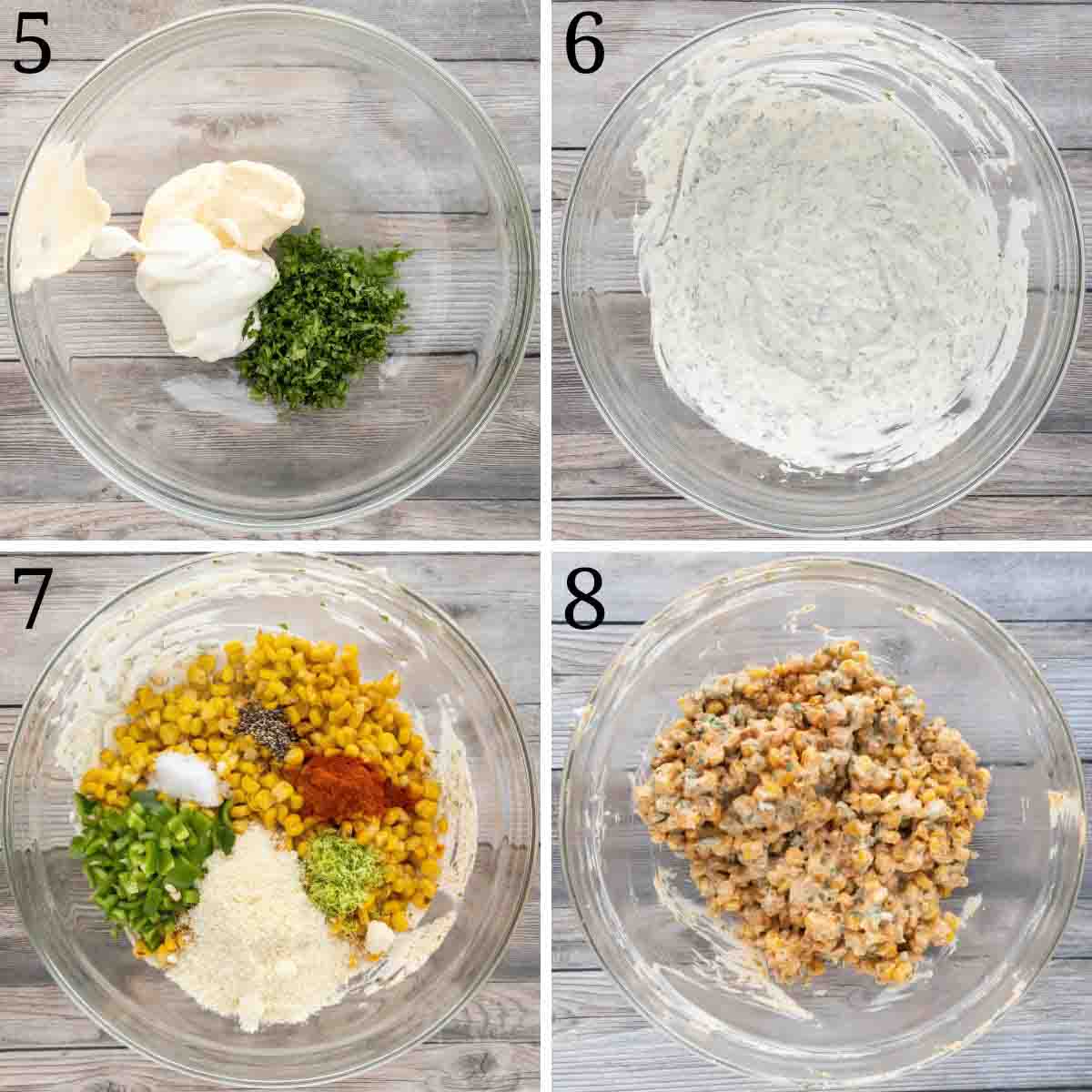Collage showing how to finish the recipe.