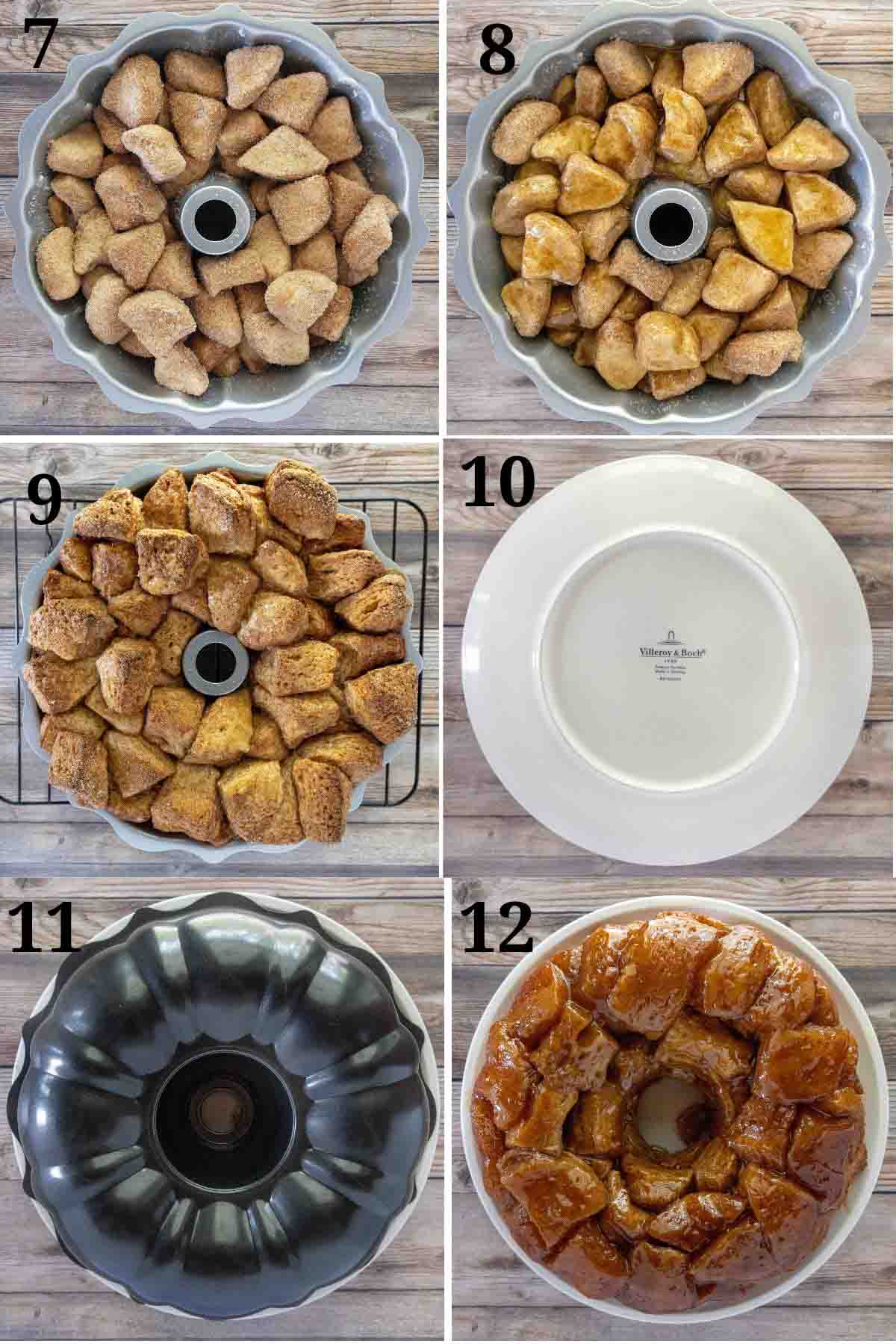 Collage showing how to finish the recipe.