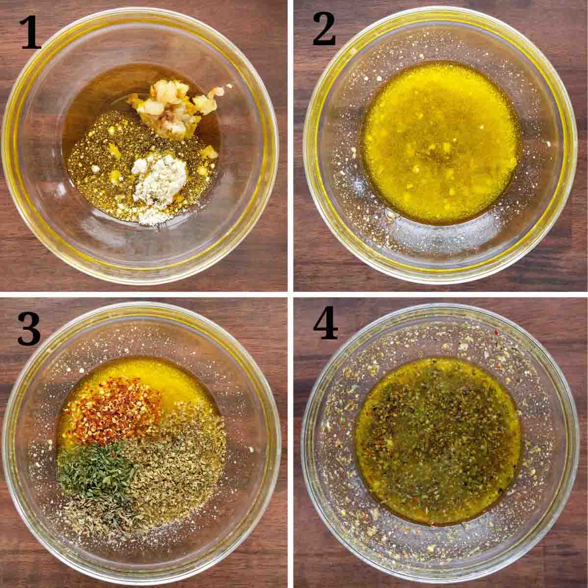 Collage showing how to make the recipe.
