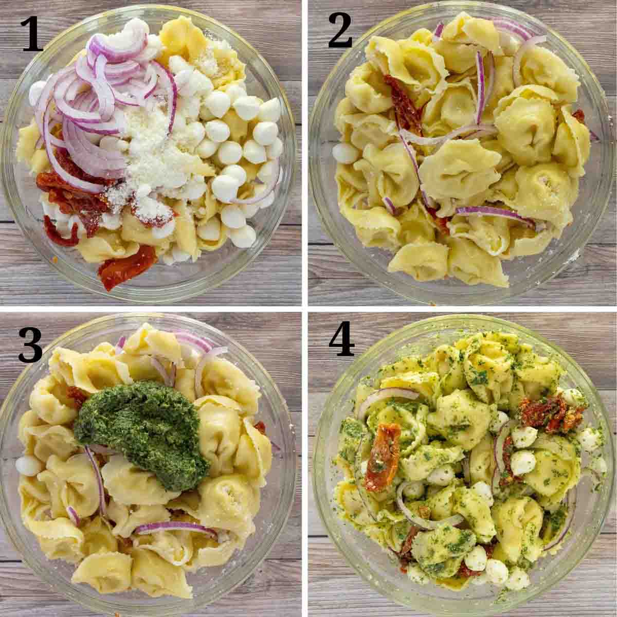 Collage showing how to make the recipe.