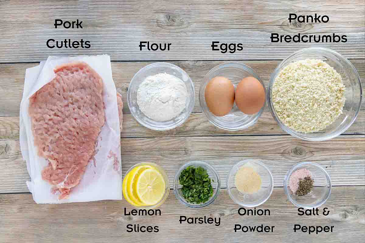 Ingredients to make the recipe.